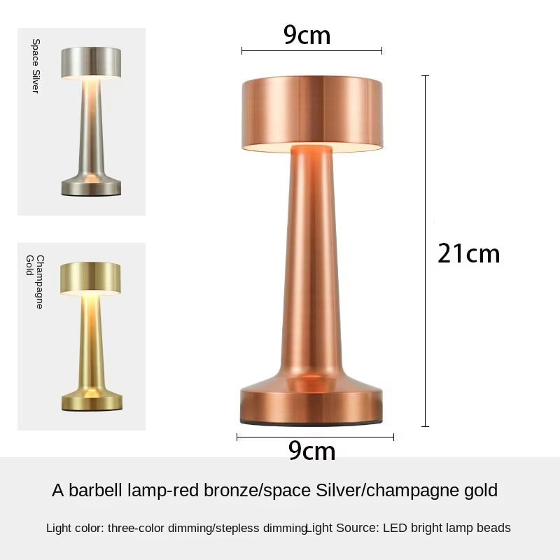 Modern Retro Bar Table Lamp - Outdoor Music Atmosphere Night Light with Charging Function