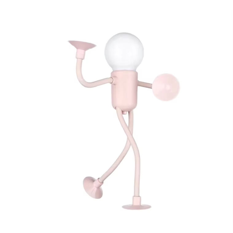 Cute LED Night Lights | Sports-Themed Silicone Suction Cup Lamps with Various Shapes | Funny Decompression Ornaments
