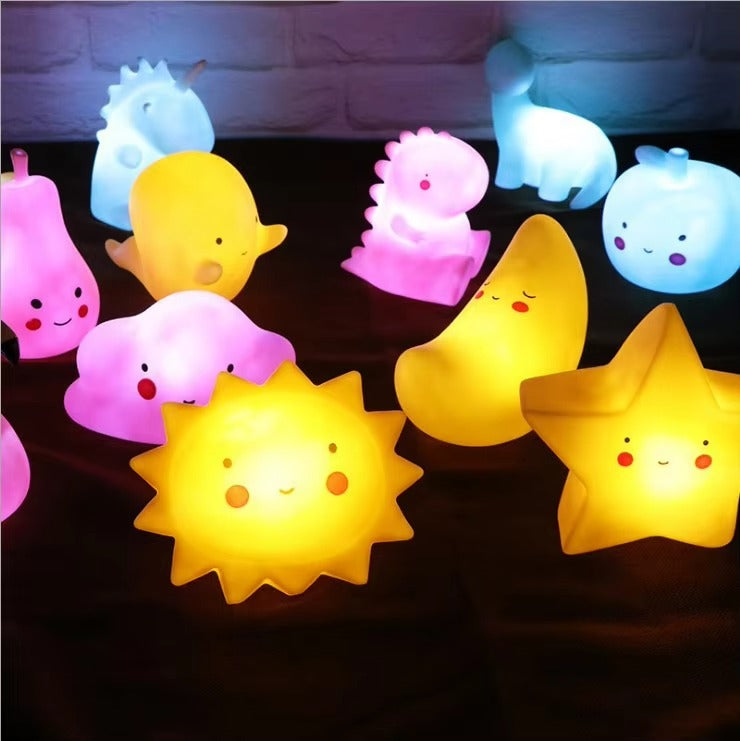 Unicorn Thunder Dragon T-Rex Five-Pointed Star Night Light Toy - Ins Style New Bedside Wake-up Light