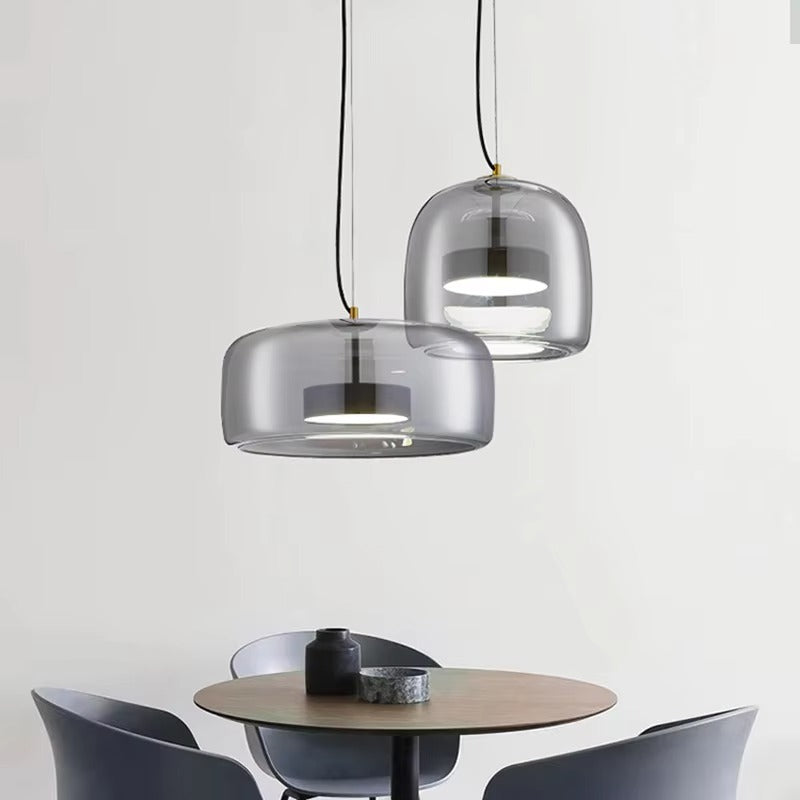 Decorative Stained Glass Pendant Lamp for Hotel/Bedroom - Vintage LED Modern Glass Lighting