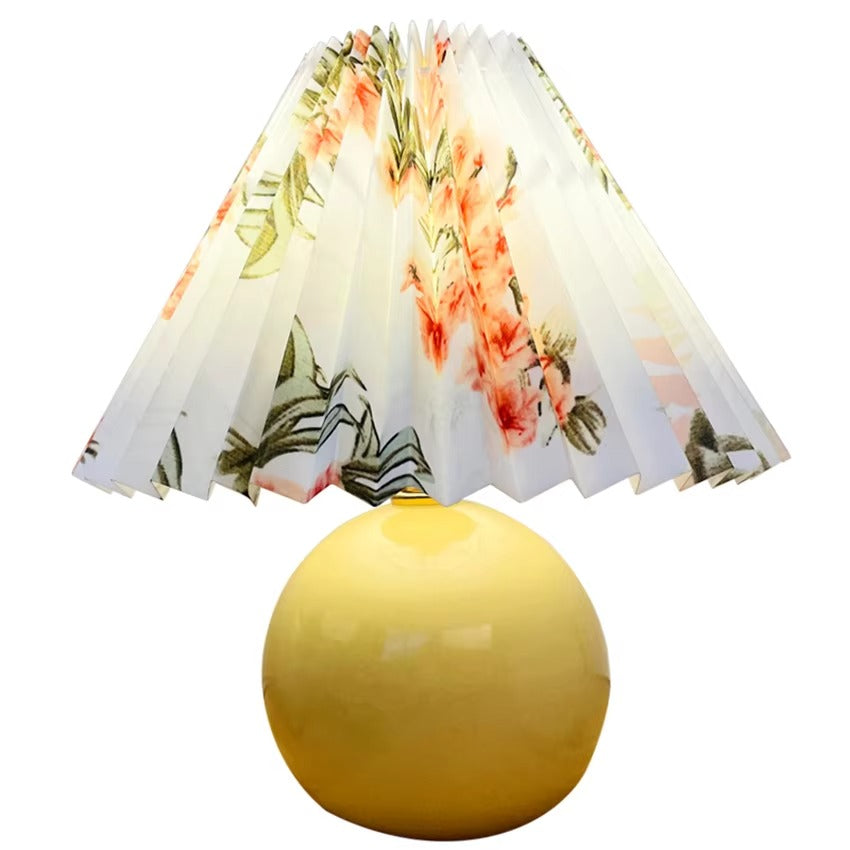 Customized Modern Fabric Shade Table Lamp for Home & Hotel Bedrooms - LED Reading & Decorative Lighting