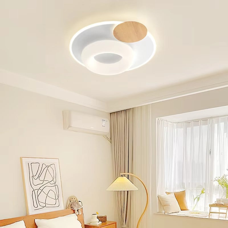 Modern Simple Nordic Creative Girl Bedroom Eye Protection Ceiling Lamp