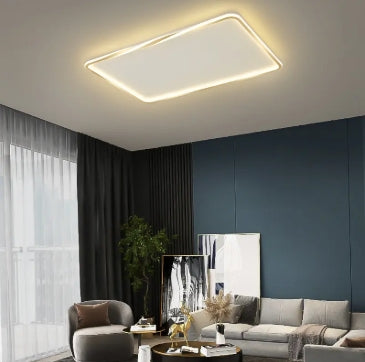Eye Protection Minimalist Stepless Dimming Square/Rectangular Indoor Ceiling Light