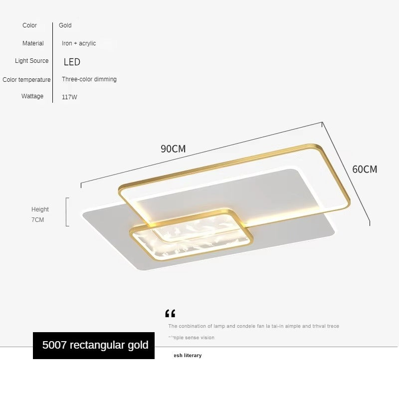 Modern Acrylic Ceiling Lights | LED Smart Home Lighting for Bedroom & Living Room