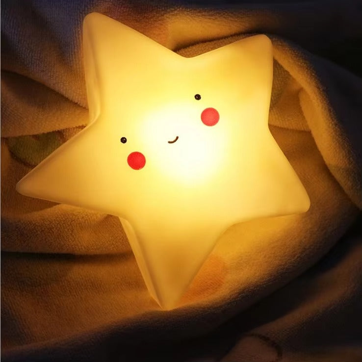 Unicorn Thunder Dragon T-Rex Five-Pointed Star Night Light Toy - Ins Style New Bedside Wake-up Light