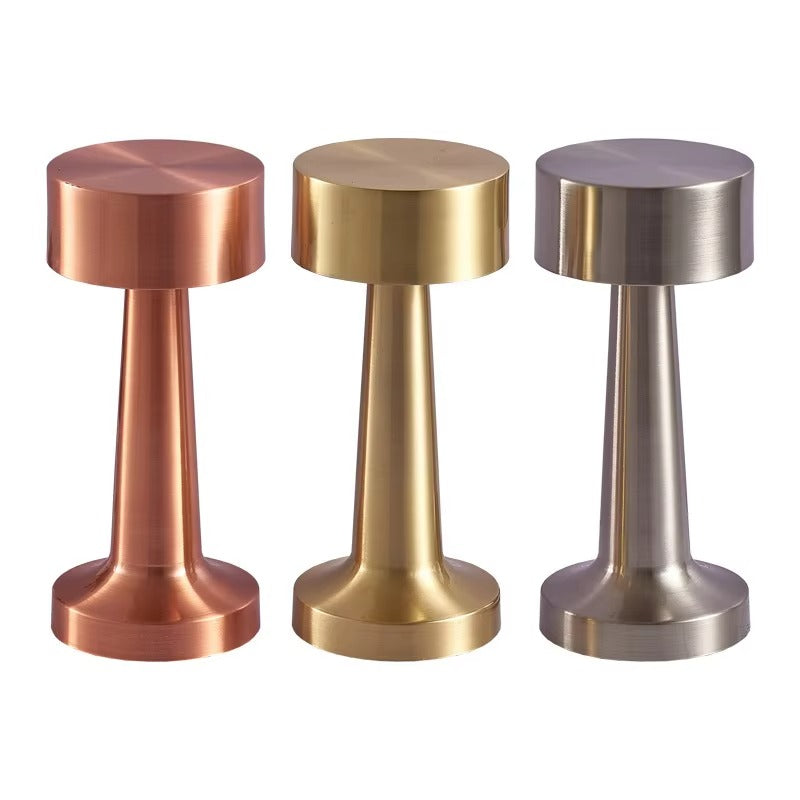 2024 Modern LED Desktop Light | Luxury Tri-Color Stepless Dimming Night Light Battery Operated | Atmosphere Lighting for Restaurant