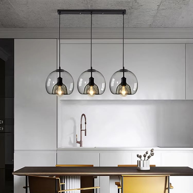 Modern Minimalist Dining Room Chandelier | Creative Glass Pendant Light for Bedroom & Bedside Home Decor
