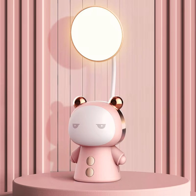 Modern Cartoon LED Desk Lamp | Folding Charging Night/Bedside Lamp Eye Protection for Students & Children | Wholesale