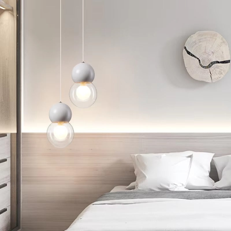 Modern Ball Gourd Pendant Lights | Chandeliers for Dining Room, Bedroom & Bedside Decoration