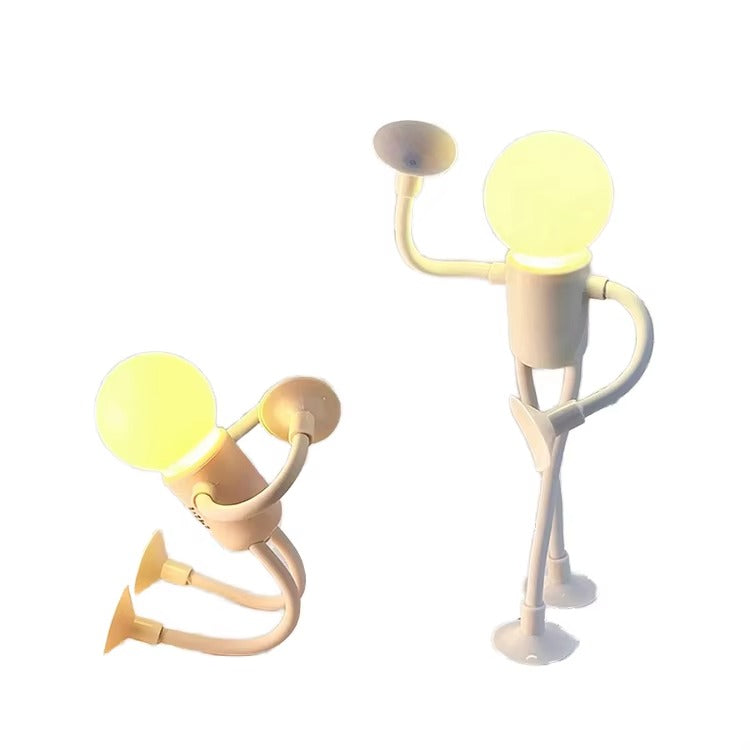 Cute LED Night Lights | Sports-Themed Silicone Suction Cup Lamps with Various Shapes | Funny Decompression Ornaments