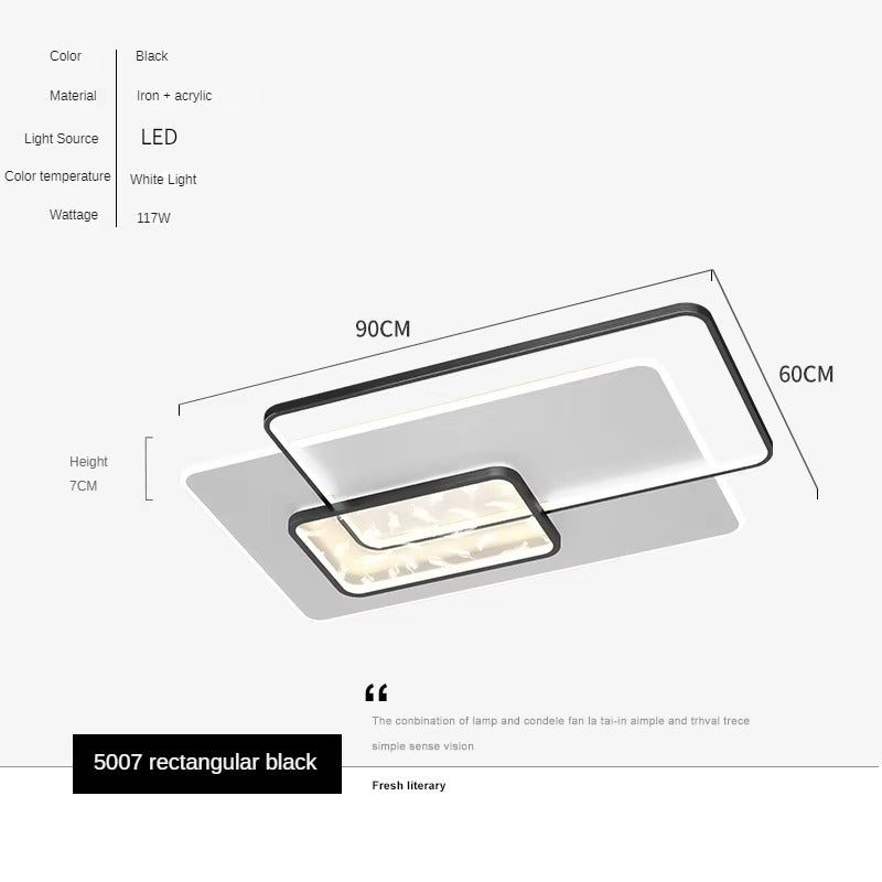 Modern Acrylic Ceiling Lights | LED Smart Home Lighting for Bedroom & Living Room
