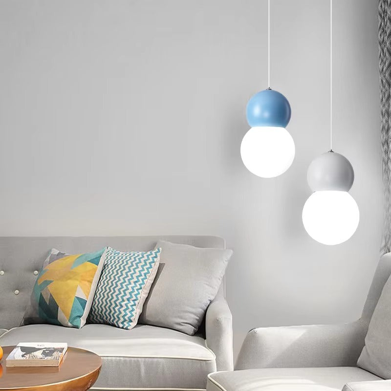 Modern Ball Gourd Pendant Lights | Chandeliers for Dining Room, Bedroom & Bedside Decoration