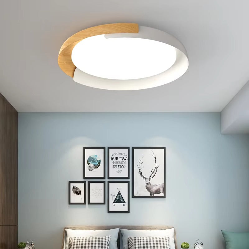 Modern Surface Mounted Round Ceiling Light for Bedroom & Living Room