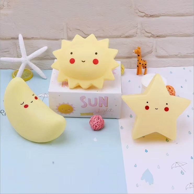 Unicorn Thunder Dragon T-Rex Five-Pointed Star Night Light Toy - Ins Style New Bedside Wake-up Light