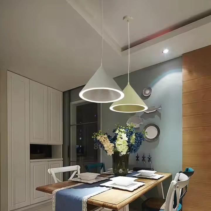 Modern Festival Decor | Colorful Lamp Shade Custom Chandeliers & Pendant Lighting