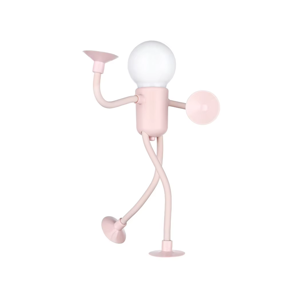 Cross-Border Cute LED Night Lights - New Sports-Themed Silicone Suction Cups in Various Shapes - Funny Decompression Ornaments