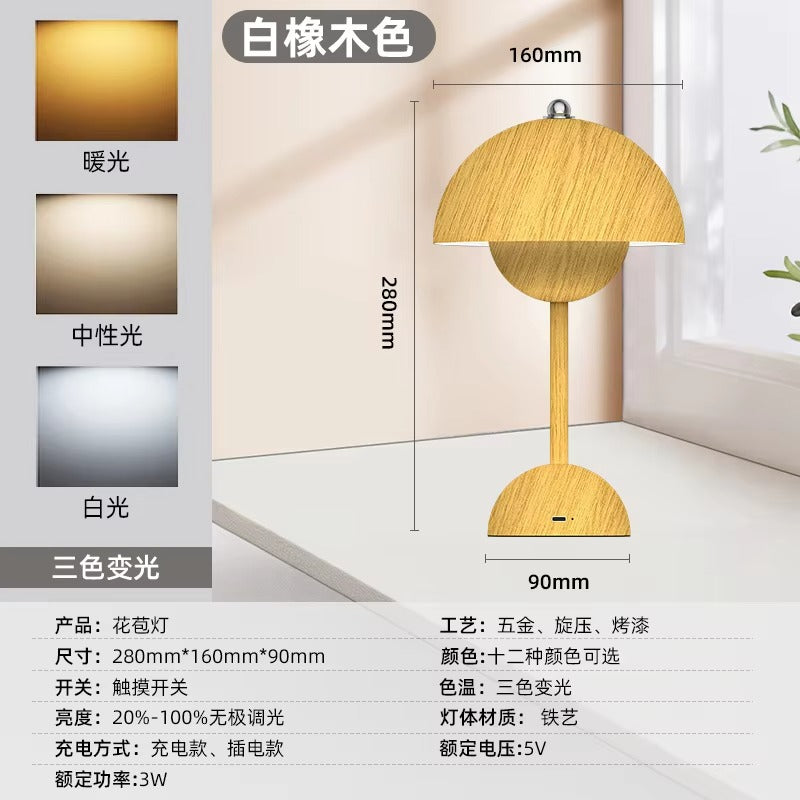 Danish Modern Table Lamp - Luxury High-End Bedside Atmosphere Night Light for Weddings & Gifts