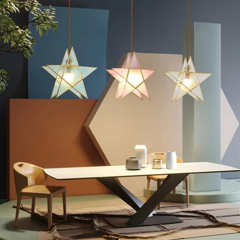 Modern Luxury Glass & Copper LED Chandelier | Pendant Lighting for Hotel & Living Room