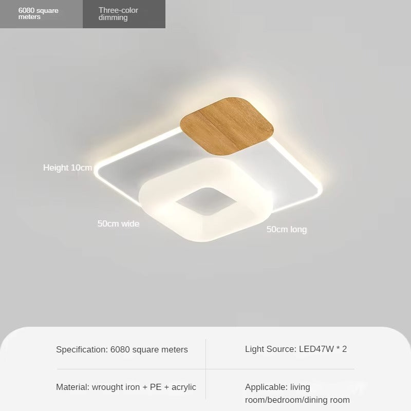 Modern Simple Nordic Creative Girl Bedroom Eye Protection Ceiling Lamp