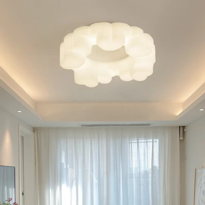 Modern Minimalist Cream-style Ceiling Lamp for Children's Bedroom