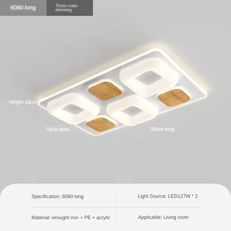 Modern Simple Nordic Creative Girl Bedroom Eye Protection Ceiling Lamp