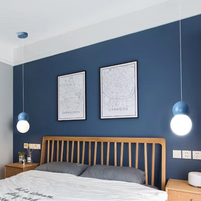 Modern Ball Gourd Pendant Lights | Chandeliers for Dining Room, Bedroom & Bedside Decoration
