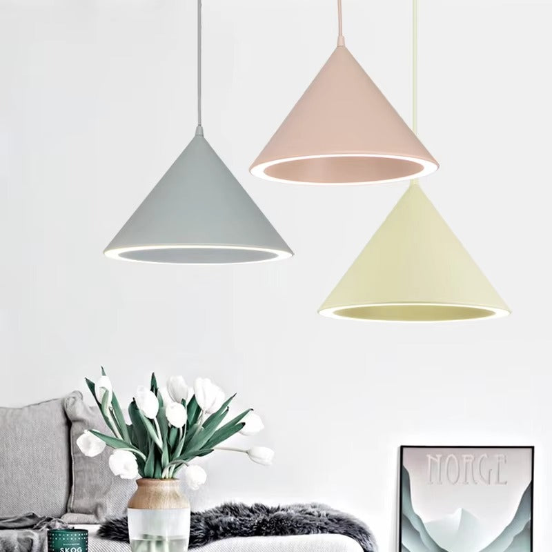 Modern Festival Decor | Colorful Lamp Shade Custom Chandeliers & Pendant Lighting