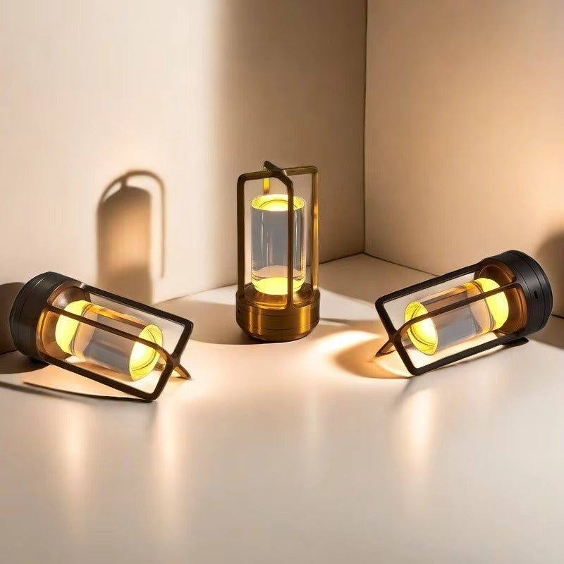 Creative Cross-Border USB Portable LED Desk Lamp - Eye-Protection Night Light with Advanced Feel for Bedroom, Bedside & Camping