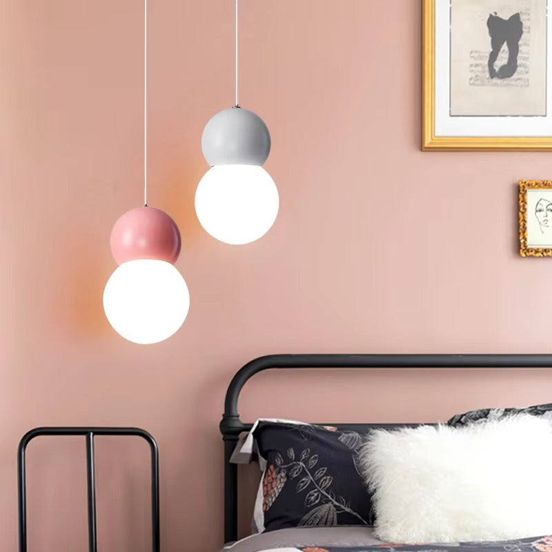 Modern Ball Gourd Pendant Lights | Chandeliers for Dining Room, Bedroom & Bedside Decoration