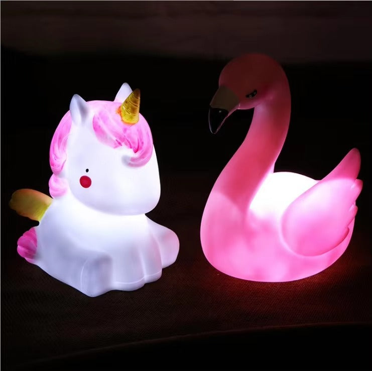 Unicorn Thunder Dragon T-Rex Five-Pointed Star Night Light Toy - Ins Style New Bedside Wake-up Light