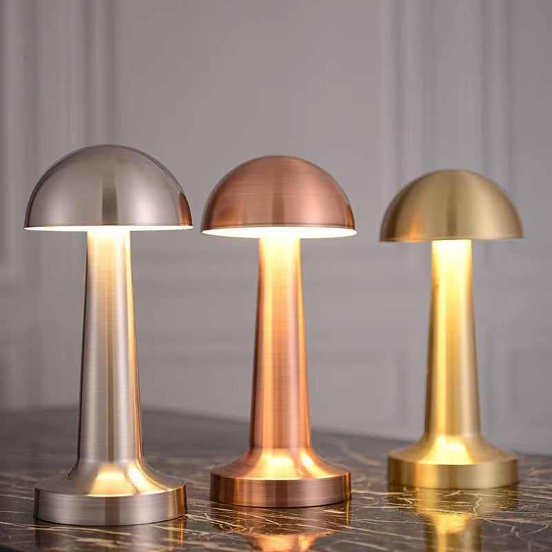 2024 Modern LED Desktop Light | Luxury Tri-Color Stepless Dimming Night Light Battery Operated | Atmosphere Lighting for Restaurant