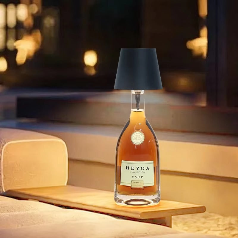 Creative New Style Wine Bottle LED Night Light Table Lamp - Bedside, Bar & Headboard Cross-Border Atmosphere Lighting