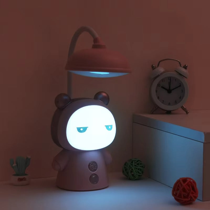 Modern Cartoon LED Desk Lamp | Folding Charging Night/Bedside Lamp Eye Protection for Students & Children | Wholesale