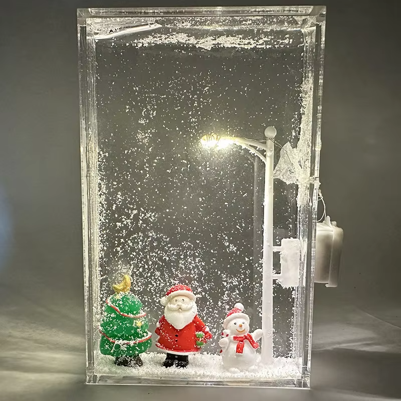 Cross-Border Ocean 3D Carved Glass Ball Night Light LED Powered Desktop Ornaments Bedroom Decorations Birthday Gifts for Girls